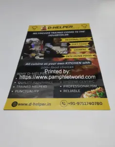 Menu Card Printing in Ghaziabad