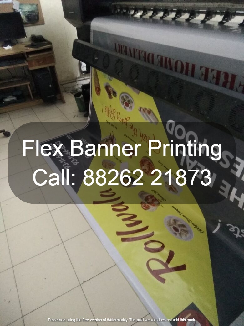 Flex banner printing