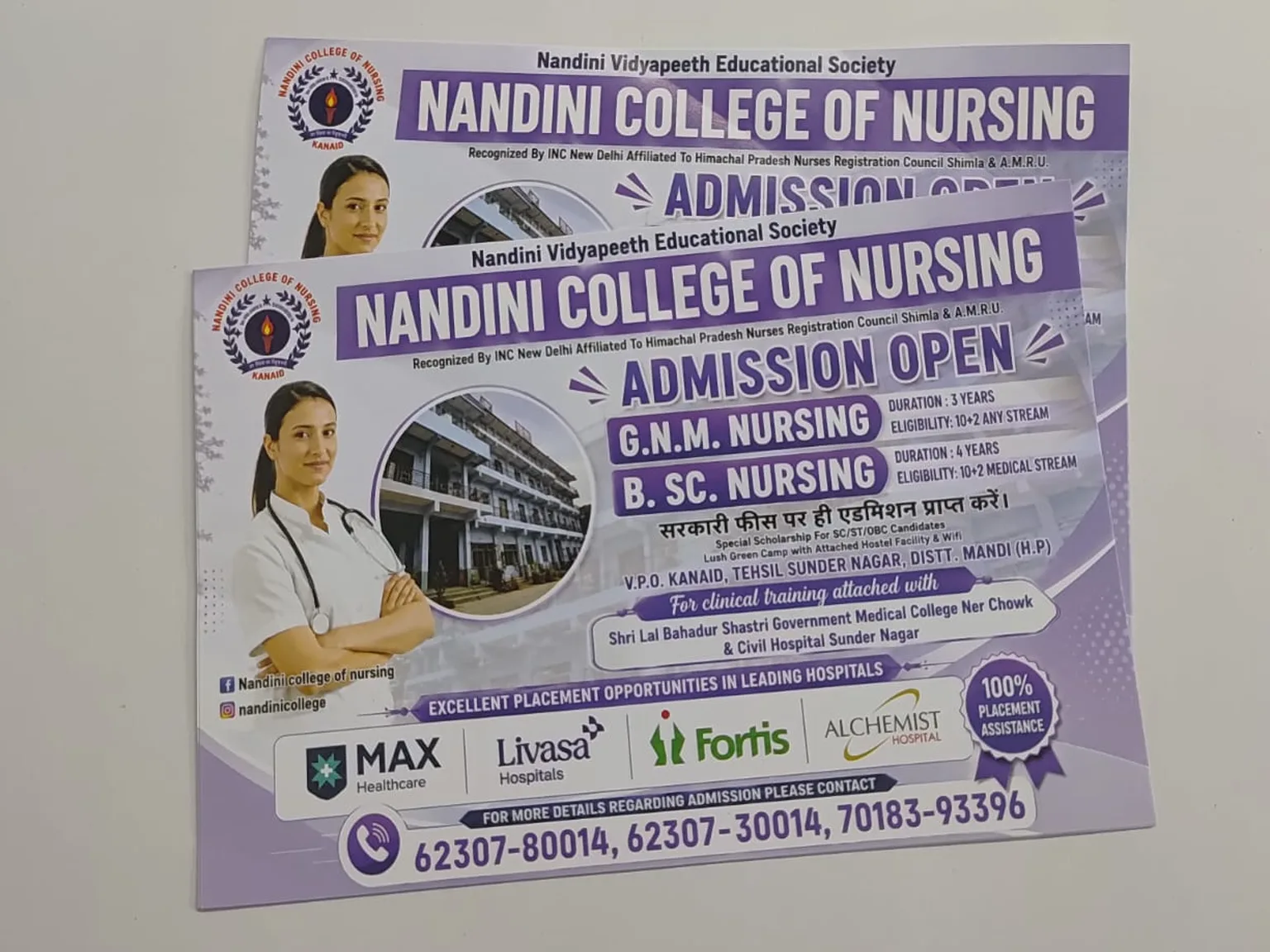 Medical pamphlets printing for doctors and hospitals