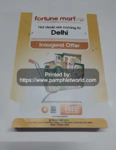 Leaflet printing for Fortune Mart