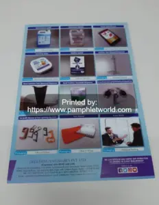 Leaflet printing for Medical Industry